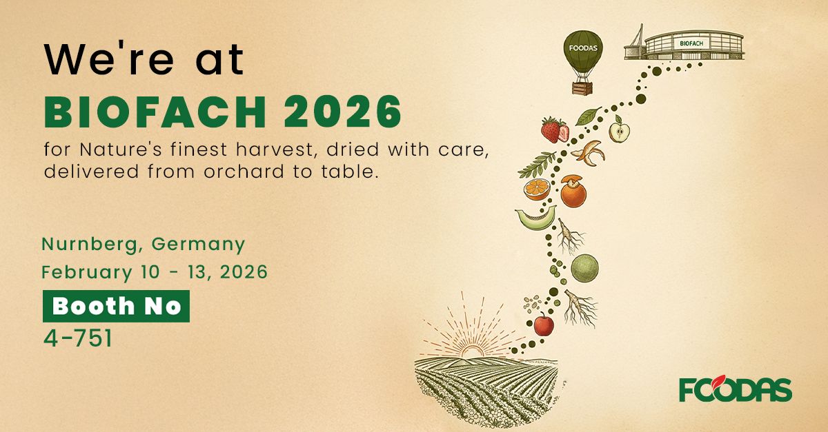 Foodas Biofach 2026 fuar daveti iletişim görseli